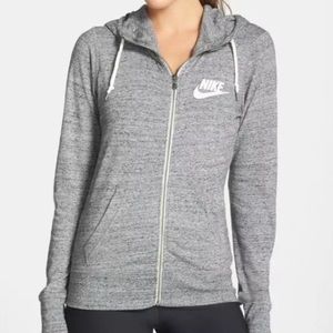 Grey Nike Zip Up
